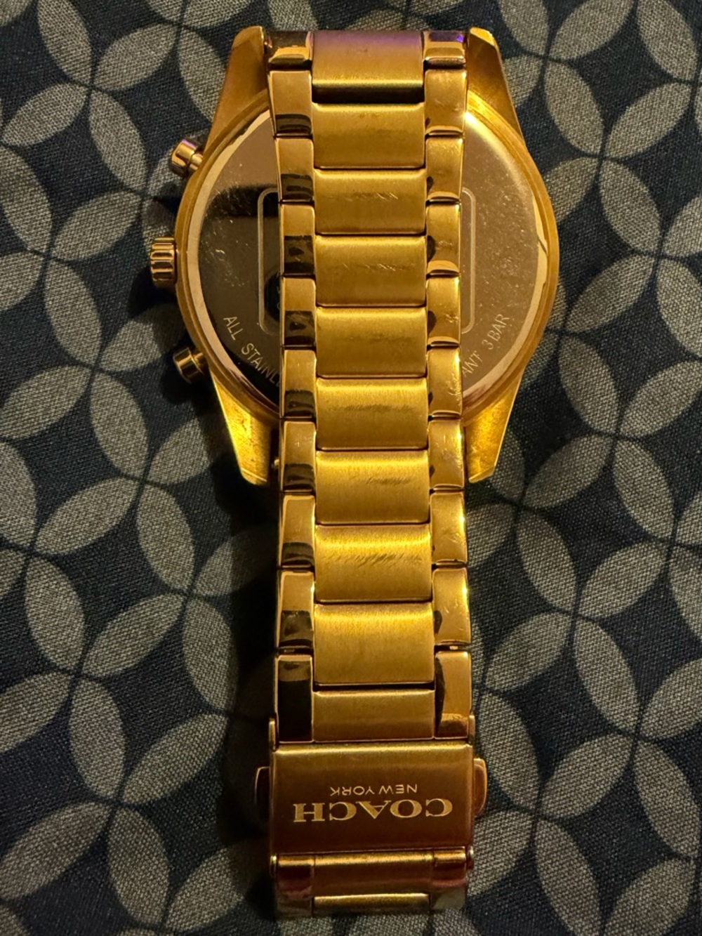 Coach Gold-Tone Men's Chronograph Watch - Picture 2 of 2
